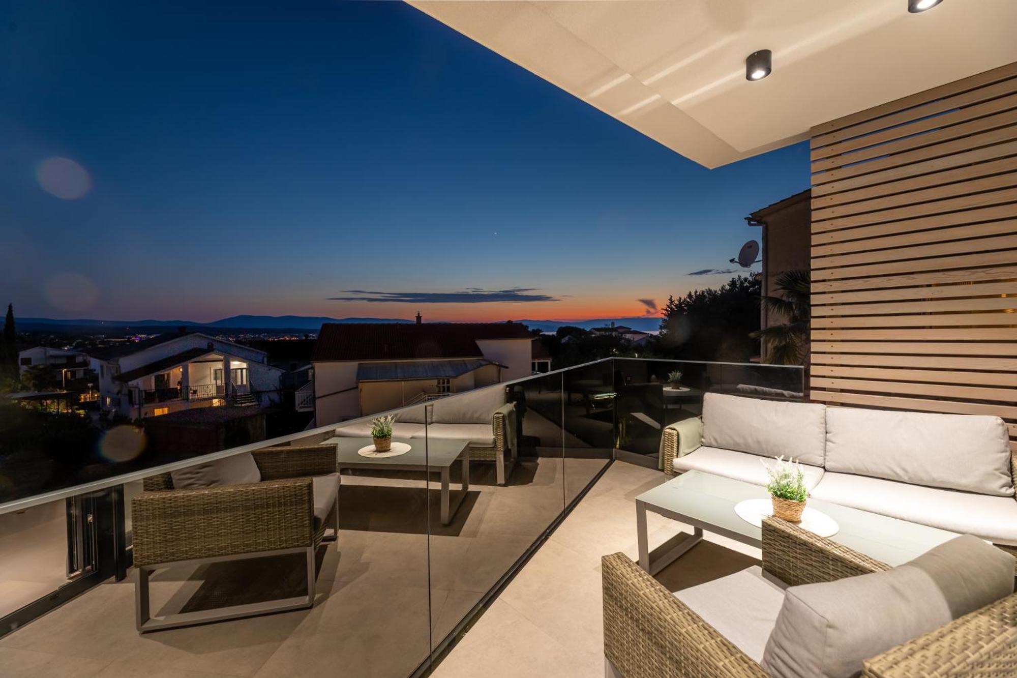 Villa Aurea Apartments Malinska De Luxe Esterno foto