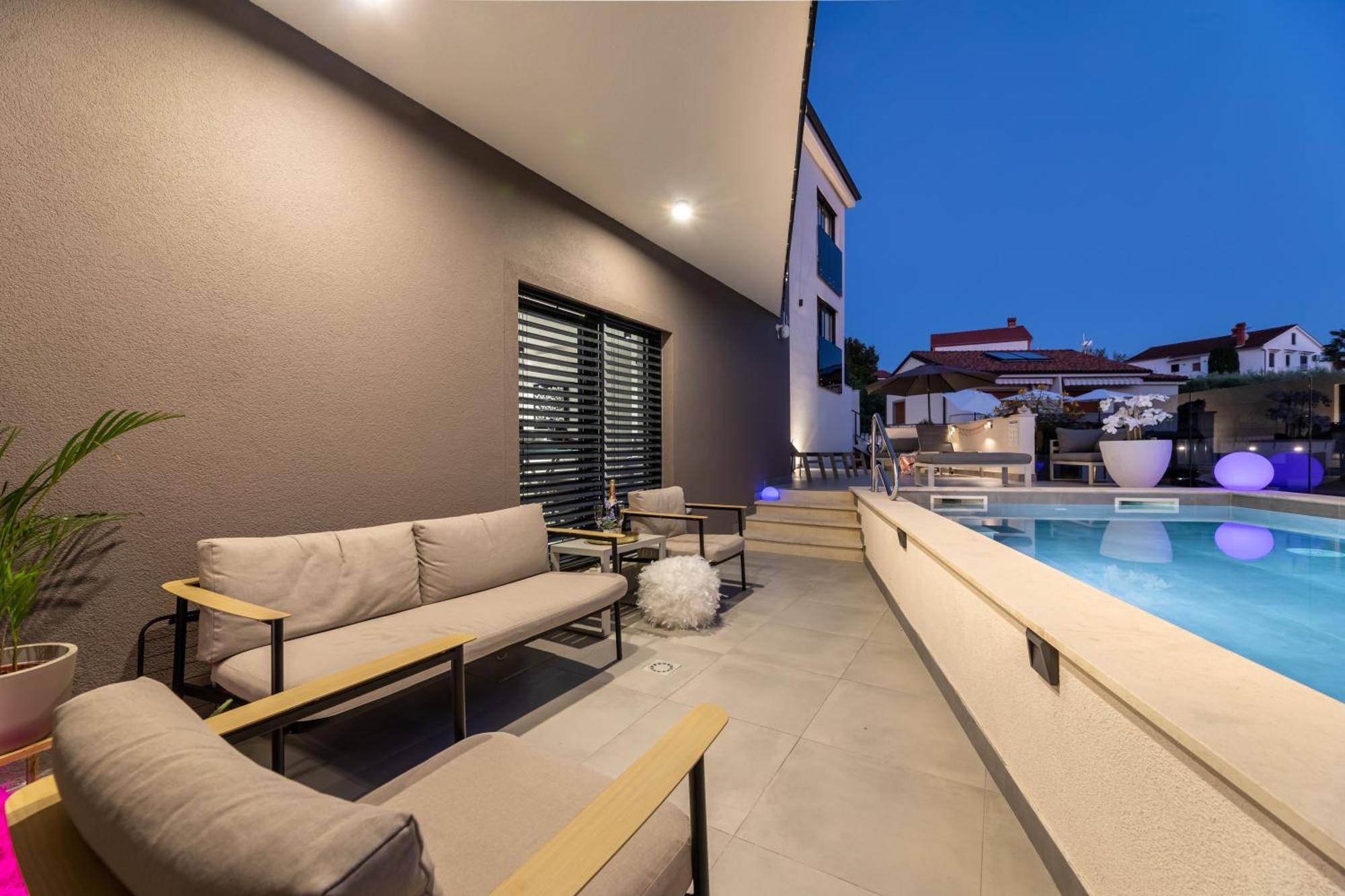 Villa Aurea Apartments Malinska De Luxe Esterno foto