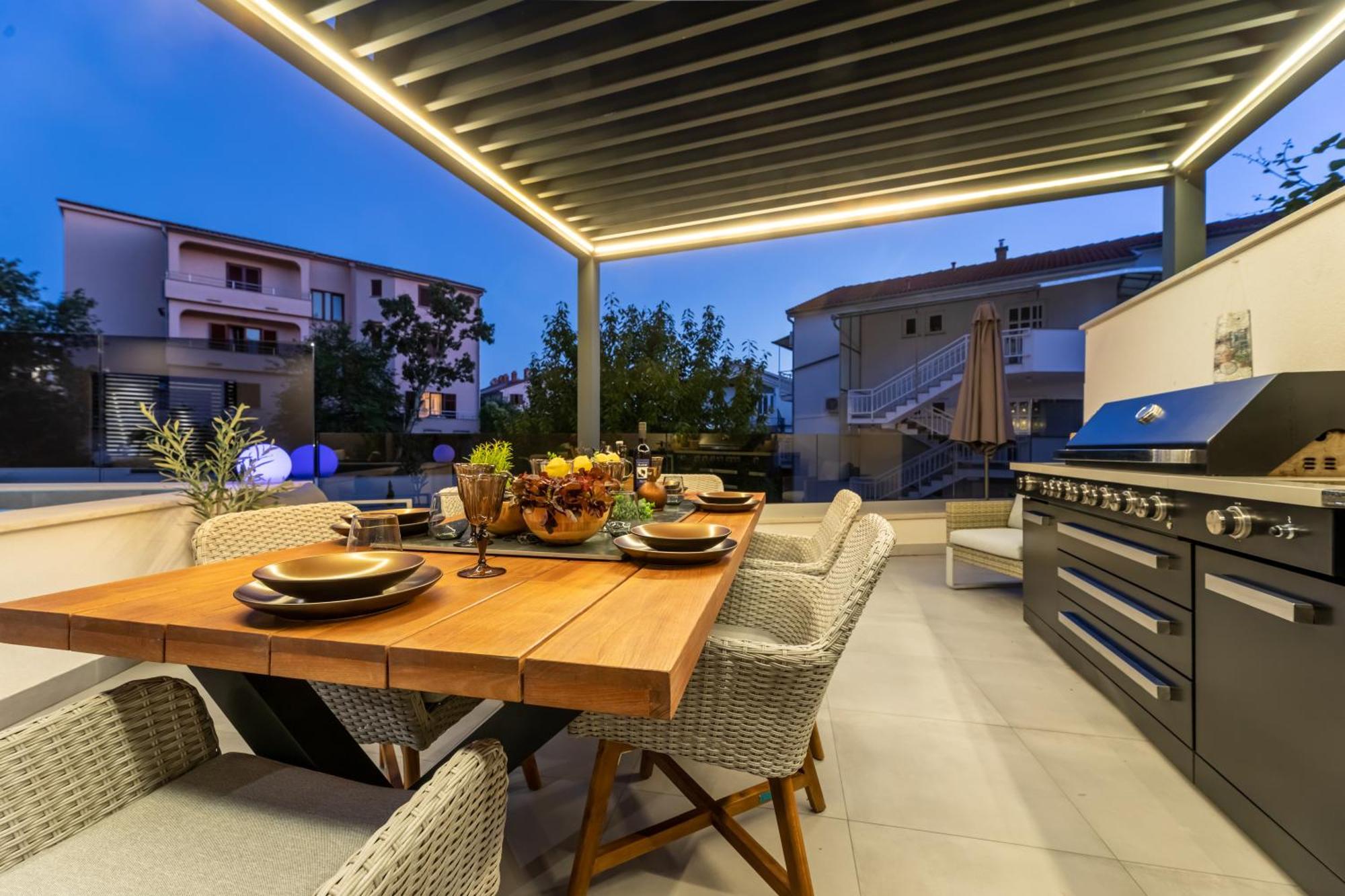 Villa Aurea Apartments Malinska De Luxe Esterno foto