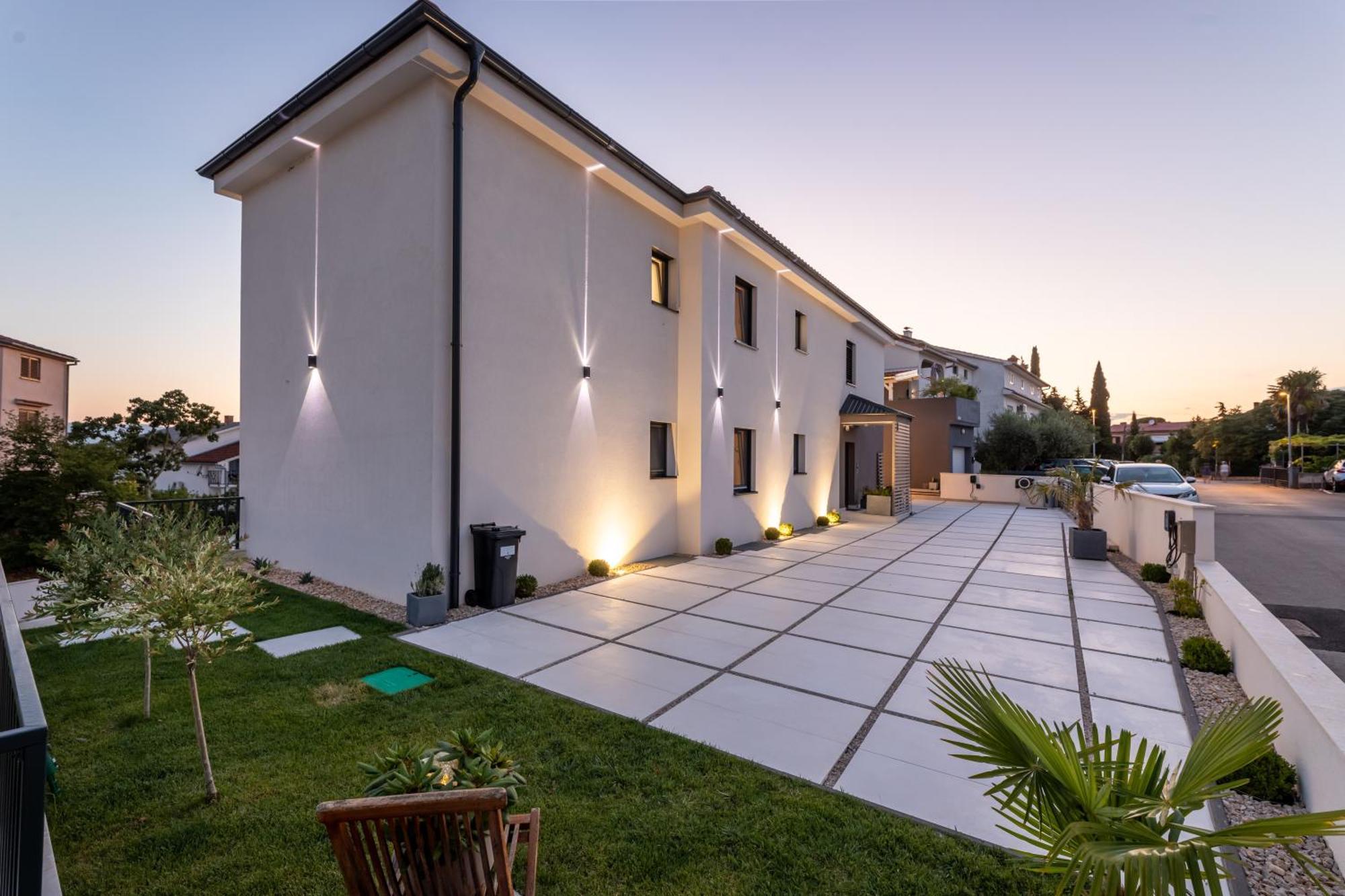 Villa Aurea Apartments Malinska De Luxe Esterno foto